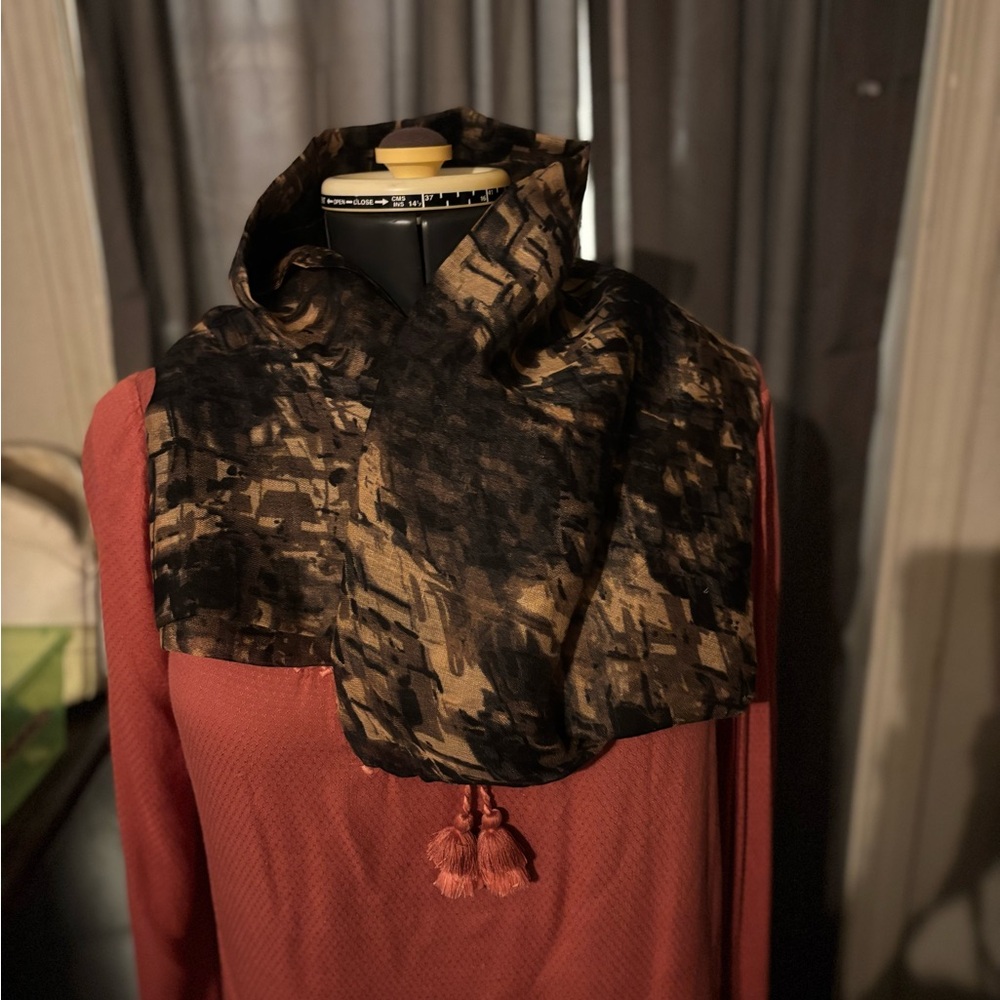 Chic Multicolor Patterned Scarf - Picture 11 of 13